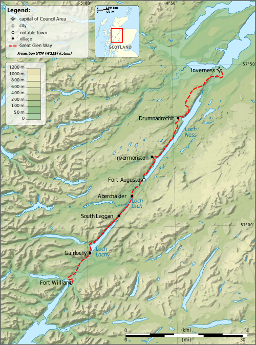 500px great glen way map en.svg 